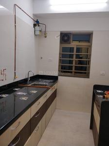 Kitchen Image of 1050 Sq.ft 2 BHK Apartment / Flat for rent in Kolshet Thane for Rs. 39000