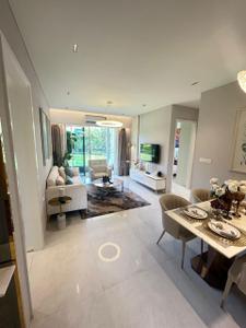Living Room Image of 1990 Sq.ft 3 BHK Apartment / Flat for sale in L And T Crestoria Estate T5, Panvel Navi Mumbai for Rs. 22800000