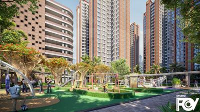 Image of 600 Sq.ft 1 BHK Apartment / Flat for sale in Oyster Nature Vista, Dwarli Gaon, Kalyan for Rs. 3500000