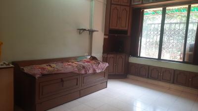 Bedroom Image of 400 Sq.ft 1 RK Apartment / Flat for rent in Kashish Park Tower, Dharamveer Nagar Thane for Rs. 17500