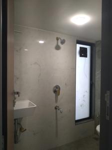 Common Bathroom Image of 900 Sq.ft 3 BHK Apartment / Flat for sale in Rajhans Blossom Building 6 Wing C&amp;D, Vasai West Vasai for Rs. 9500000