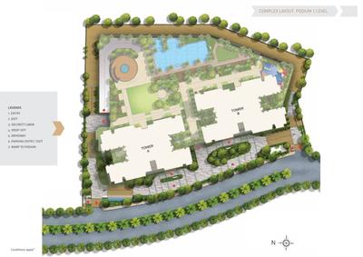 Image of 3011 Sq.ft 3 BHK Apartment / Flat for sale in Sector 128, Noida for Rs. 64736500