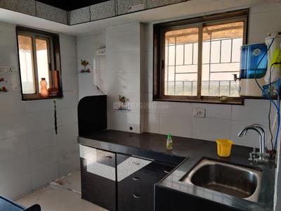 Kitchen Image of 2025 Sq.ft 3 BHK Apartment / Flat for rent in Pramukh S3, Chala Vapi for Rs. 18000