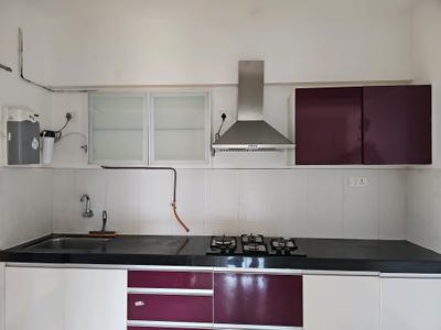 Kitchen Image of 800 Sq.ft 1.5 BHK Apartment / Flat for rent in Long Island, Charholi Budruk Pune for Rs. 23000