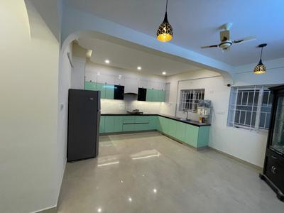 Kitchen Image of 2400 Sq.ft 2 BHK Builder Floor for rent in DRA Ranka Palm Lakeside, Gunjur Village Bengaluru for Rs. 45000