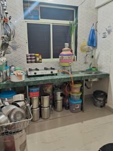 Kitchen Image of 760 Sq.ft 1 BHK Apartment / Flat for sale in Rabale Navi Mumbai for Rs. 3000000
