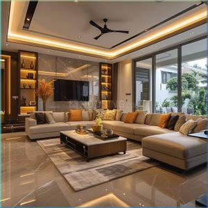 Hall Image of 2000 Sq.ft 3.5 BHK Villa for sale in Tungarli Lonavala for Rs. 15000000
