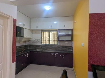 Kitchen Image of 1140 Sq.ft 2 BHK Apartment / Flat for rent in Thanisandra Bengaluru for Rs. 30000