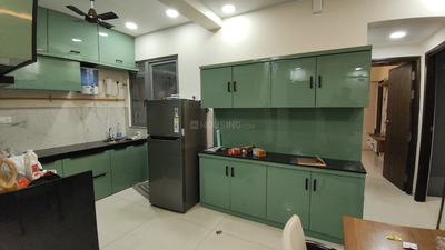 Kitchen Image of 1500 Sq.ft 3 BHK Apartment / Flat for rent in Adani Amogha, Shantigram Ahmedabad for Rs. 55000