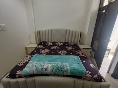 Bedroom Image of 550 Sq.ft 1 BHK Builder Floor for rent in Karkardooma New Delhi for Rs. 21500