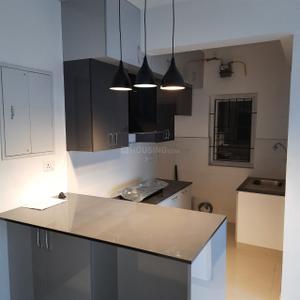 Kitchen Image of 600 Sq.ft 2 BHK Apartment / Flat for rent in Casagrand ECR 14, Kanathur Reddikuppam Chennai for Rs. 28000