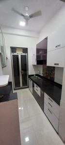Kitchen Image of 550 Sq.ft 1 BHK Apartment / Flat for rent in Solitaire Heights, Malad West Mumbai for Rs. 40000