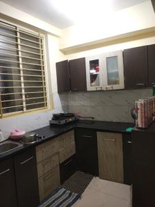 Kitchen Image of 1150 Sq.ft 3 BHK Apartment / Flat for rent in Earthshastra Nariman Point, Mahalakshmi Nagar Indore for Rs. 7000