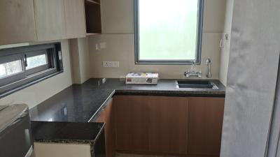 Kitchen Image of 1000 Sq.ft 1 BHK Builder Floor for rent in DLF Phase 3 Gurgaon for Rs. 42000