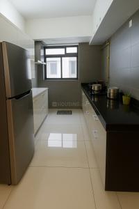 Kitchen Image of 1500 Sq.ft 3 BHK Apartment / Flat for sale in Praharsh Platinium, Shela Ahmedabad for Rs. 7900000