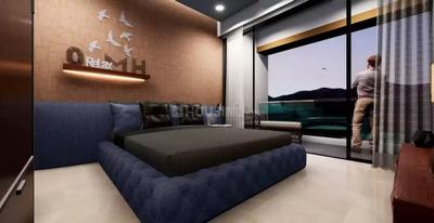 Bedroom Image of 980 Sq.ft 2 BHK Apartment / Flat for sale in Auralia Residency, Punawale Pune for Rs. 6880000