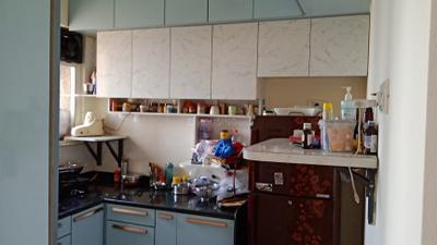 Kitchen Image of 880 Sq.ft 3 BHK Apartment / Flat for rent in Vijay Orovia, Hiranandani Estate Thane for Rs. 65000
