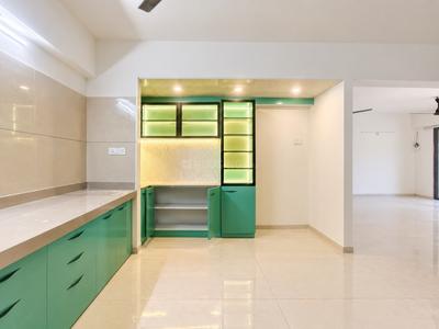 Kitchen Image of 1800 Sq.ft 3 BHK Apartment / Flat for rent in New Gotri Vadodara for Rs. 30000