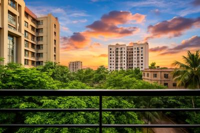 Balcony Image of 700 Sq.ft 1 BHK Apartment / Flat for sale in Siddha Xanadu Studio, Rajarhat Kolkata for Rs. 6000000