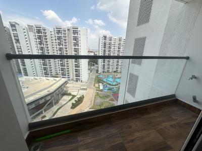 Balcony Image of 500 Sq.ft 1 BHK Apartment / Flat for rent in Whitefield Bengaluru for Rs. 47000