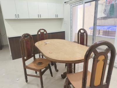 Dining Area Image of 1850 Sq.ft 3 BHK Apartment / Flat for rent in Kondapur Hyderabad for Rs. 53000