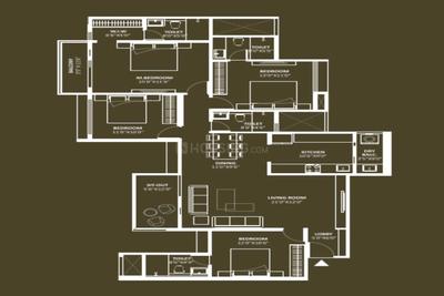 Image of 1937 Sq.ft 4 BHK Apartment / Flat for sale in Neev Luxton, Wakad, Pune for Rs. 19500000