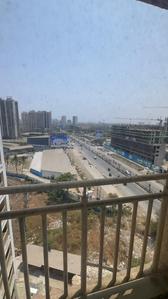 Balcony Image of 700 Sq.ft 1 BHK Apartment / Flat for rent in Metro Paramount, Shilphata Thane for Rs. 17000