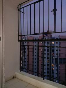 Living Room Image of 680 Sq.ft 2 BHK Apartment / Flat for rent in Shapoorji Pallonji Shukhobrishti, New Town Kolkata for Rs. 14000