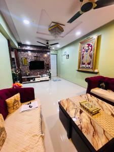 Living Room Image of 1550 Sq.ft 3 BHK Apartment / Flat for sale in Kanha City, Sayajipura Vadodara for Rs. 6000000