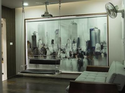 Hall Image of 3006 Sq.ft 4 BHK Apartment / Flat for rent in Vaishnodevi Kingston, Bhatha Surat for Rs. 80000