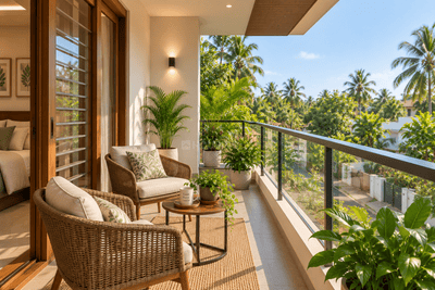 Balcony Image of 2000 Sq.ft 3 BHK Independent House for sale in Ollur Thrissur for Rs. 11800000