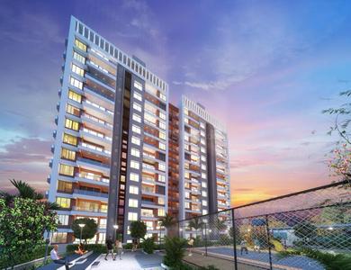 Image of 1300 Sq.ft 3 BHK Apartment / Flat for rent in Vishal Leela Heights, Wakad, Pune for Rs. 36000