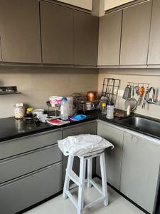 Kitchen Image of 550 Sq.ft 1 BHK Apartment / Flat for rent in La View Tower, Jacob Circle Mumbai for Rs. 60000