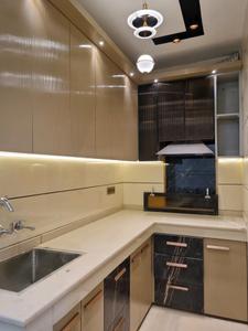 Kitchen Image of 810 Sq.ft 3 BHK Apartment / Flat for sale in G3 Builders Floor, Razapur Khurd New Delhi for Rs. 5500000