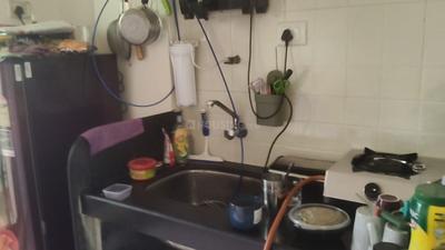 Kitchen Image of 450 Sq.ft 1 BHK Apartment / Flat for sale in Shiv Sai Sadan Apartment, Vashi Navi Mumbai for Rs. 5700000