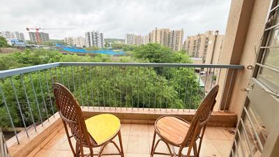 Balcony Image of 720 Sq.ft 2 BHK Apartment / Flat for sale in Bhukum Pune for Rs. 4600000