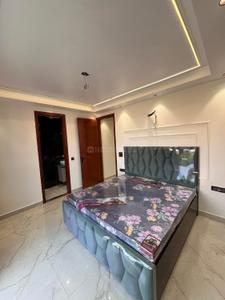 Bedroom Image of 450 Sq.ft 1 BHK Builder Floor for rent in Lajpat Nagar New Delhi for Rs. 40000
