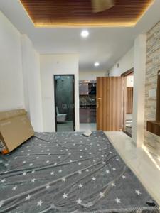 Bedroom Image of 250 Sq.ft 1 RK Builder Floor for rent in Mahalakshmi Nagar Indore for Rs. 14000