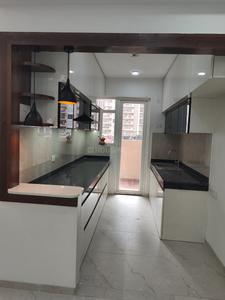 Kitchen Image of 2500 Sq.ft 4 BHK Apartment / Flat for rent in Rishita Manhattan, Gomti Nagar Lucknow for Rs. 52000