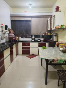 Kitchen Image of 1600 Sq.ft 3 BHK Apartment / Flat for rent in Kalpataru Nagar Nashik for Rs. 25000