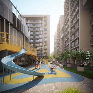 Image of 2000 Sq.ft 3 BHK Apartment / Flat for sale in Gota, Ahmedabad for Rs. 9900000