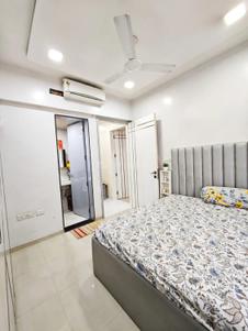 Bedroom Image of 1200 Sq.ft 3 BHK Apartment / Flat for sale in Sheth Vasant Lawns, Thane West Thane for Rs. 32000000