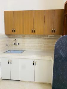 Kitchen Image of 720 Sq.ft 2 BHK Builder Floor for rent in Netaji Subhash Apartments, Sector 13 Dwarka New Delhi for Rs. 27000