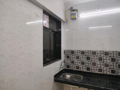 Kitchen Image of 750 Sq.ft 1 BHK Apartment / Flat for rent in Bhakti Park, Kasarvadavali Thane for Rs. 16920