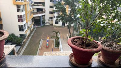 Balcony Image of 1350 Sq.ft 3 BHK Apartment / Flat for rent in Durga Marine Drive, Buddha Colony Patna for Rs. 40000