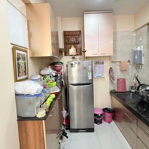 Kitchen Image of 760 Sq.ft 2 BHK Apartment / Flat for sale in Ashar Sapphire, Thane West Thane for Rs. 16000000