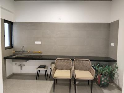 Kitchen Image of 1440 Sq.ft 3 BHK Apartment / Flat for sale in Vishwanath Sarathya West, Shela Ahmedabad for Rs. 7500000