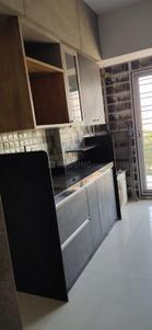 Kitchen Image of 1040 Sq.ft 2 BHK Apartment / Flat for rent in Fenkin Belleza, Kasarvadavali Thane for Rs. 35000