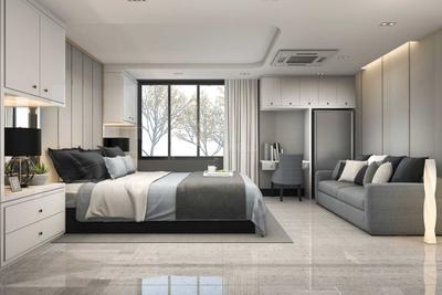 Bedroom Image of 425 Sq.ft 1 BHK Apartment / Flat for sale in Mahindra Happinest, Devkhope Mumbai for Rs. 1900000