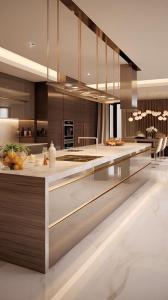 Kitchen Image of 2115 Sq.ft 3 BHK Apartment / Flat for sale in Gala Aria, South Bopal Ahmedabad for Rs. 14500000